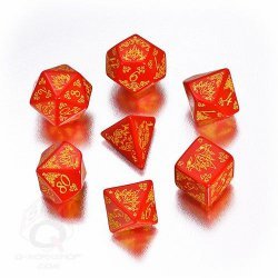 Curse of the Crimson Pathfinder 7 Dice Set